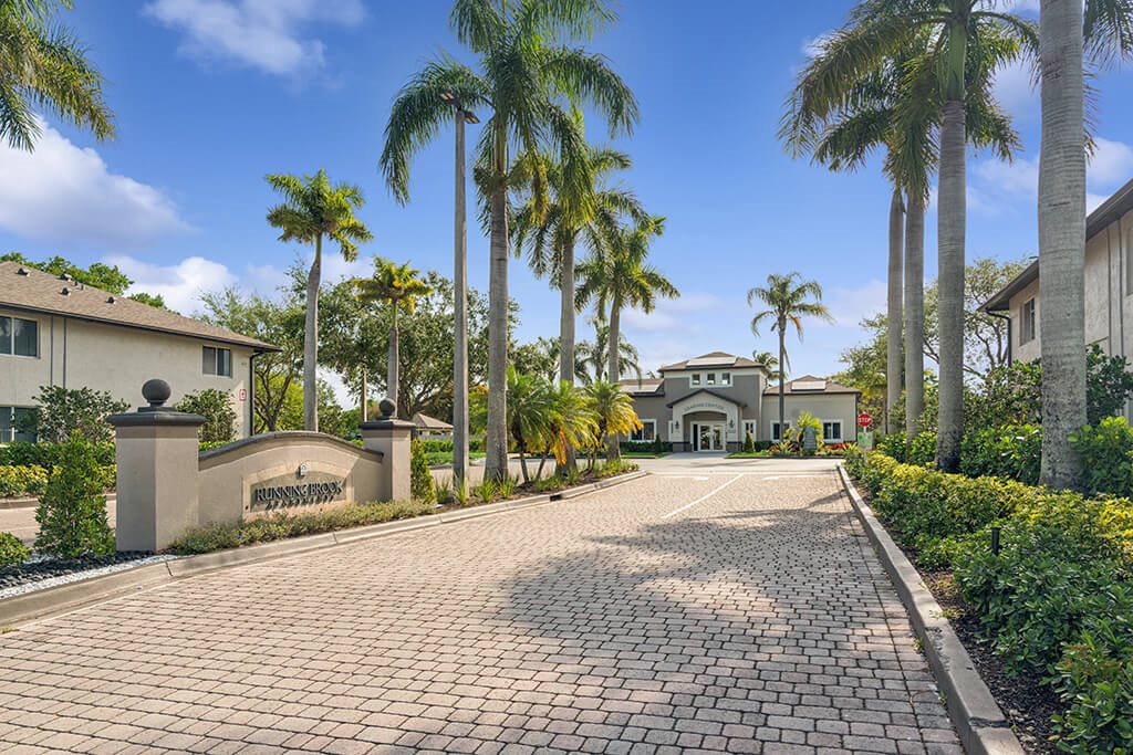 Apartment entrance at Running Brook Apartments in Miami FL